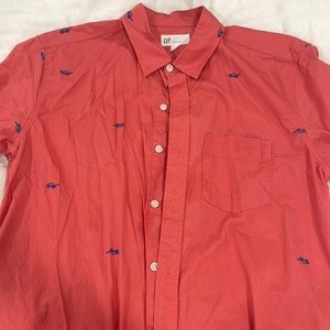 Men’s short sleeve summer/spring button down